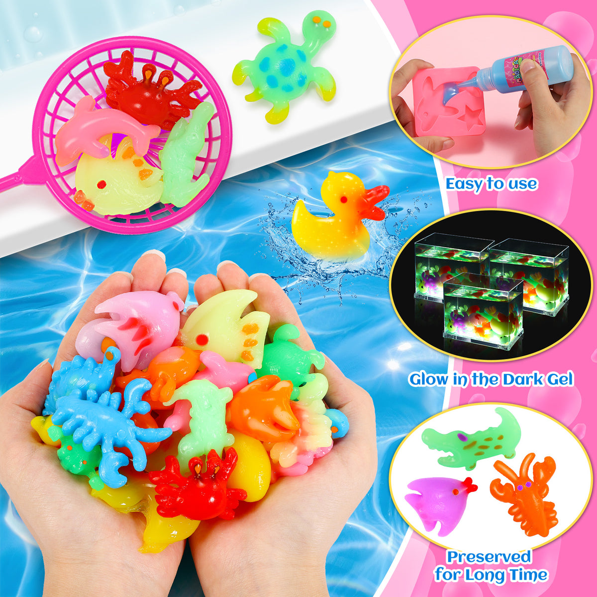 Magic Water Toy DIY Elf, Craft Kit for Kids, Make Your Own Water Pets