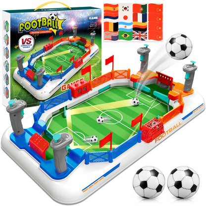 Mini Foosball Table Game, Tabletop Soccer Games Gifts for 3-5 6-8 10-12 Year Old Kids Boys