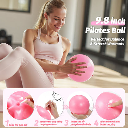 Pilates Essentials Kit for Women, Yoga Pilates Kit for Home Workouts