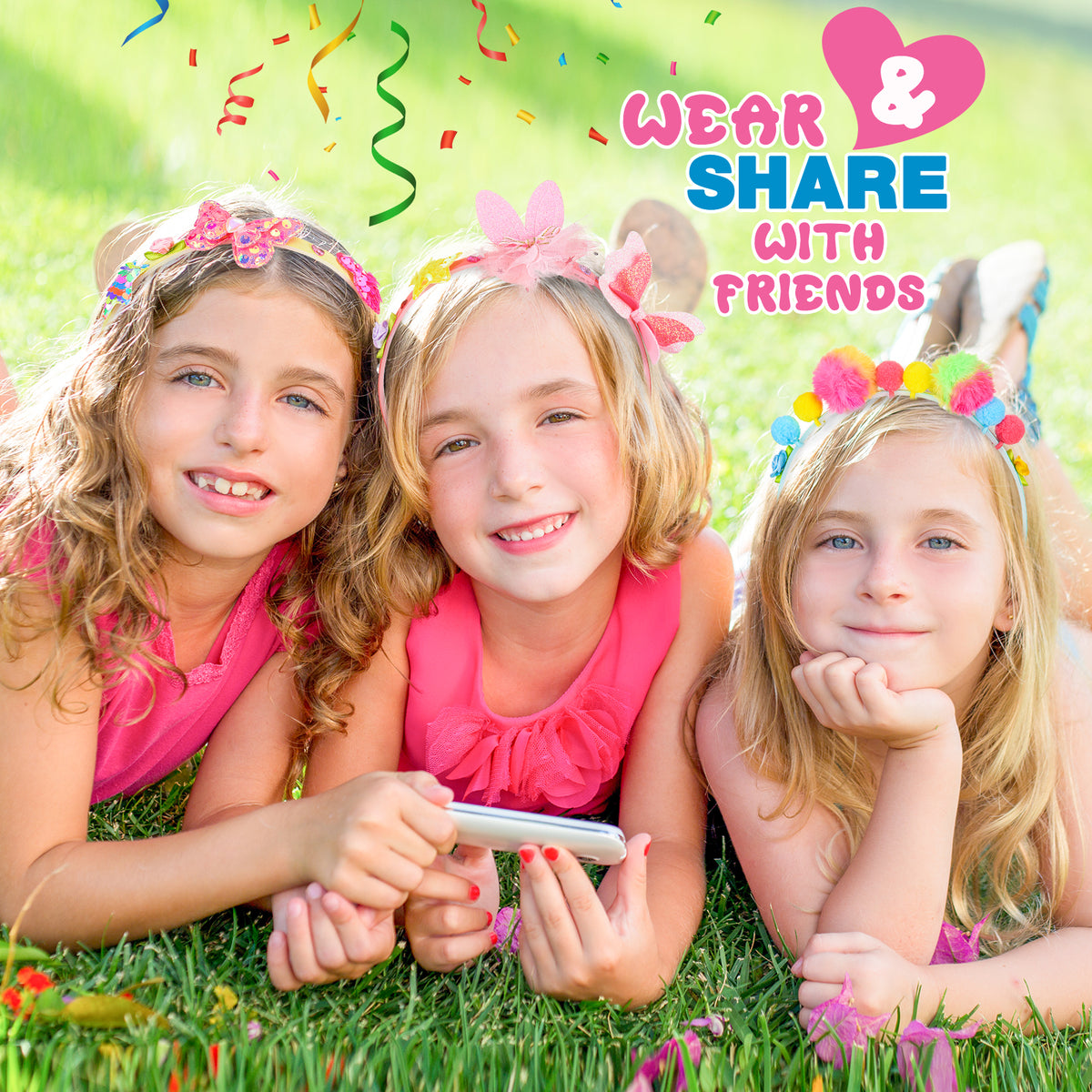 DIY Headbands Making Kit for Girls, Hair Accessories Crafts Set for Girls