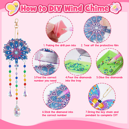 DIY Diamond Art Painting Kit, Craft Kit for Girls Birthday Gift